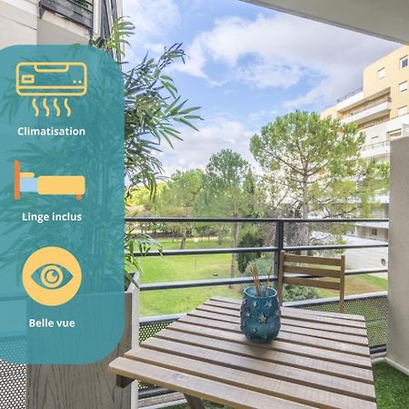Apartamento Superbe Appt Port Marianne, Parking Prive, 4 Personnes Montpellier Exterior foto