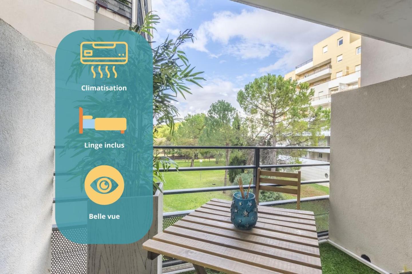 Apartamento Superbe Appt Port Marianne, Parking Prive, 4 Personnes Montpellier Exterior foto